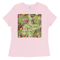 Bubblegum Pink The Grinch Seamless Ladies Tee - CowhideDigitalArt