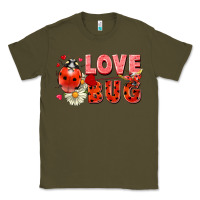 Army Green Love Bug Classic Tee - FaDigitalArtStudio