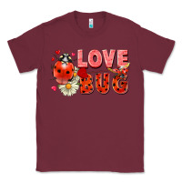 Burgundy Love Bug Classic Tee - FaDigitalArtStudio