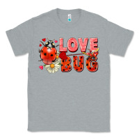 Heather Grey Love Bug Classic Tee - FaDigitalArtStudio