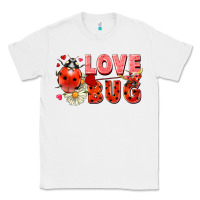 White Love Bug Classic Tee - FaDigitalArtStudio