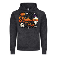 Vintage Black halloween vibes Vintage Hoodie - Artiststas