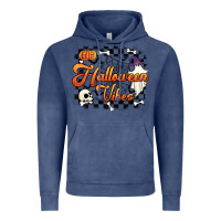 Vintage Denim halloween vibes Vintage Hoodie - Artiststas