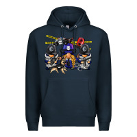 Navy police gnome Premium Hoodie - BarkalooDesign