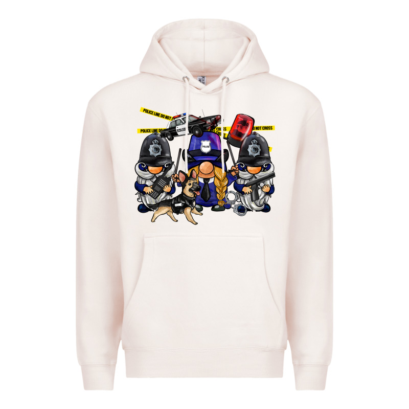 Police Gnome Premium Hoodie by BarkalooDesign | Teevron