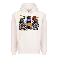 Pale Pink police gnome Premium Hoodie - BarkalooDesign