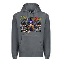 Rock police gnome Premium Hoodie - BarkalooDesign