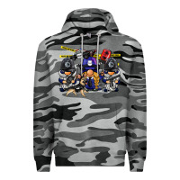 Slate Camo police gnome Premium Hoodie - BarkalooDesign