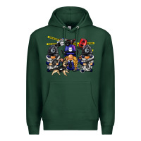 Sports Green police gnome Premium Hoodie - BarkalooDesign