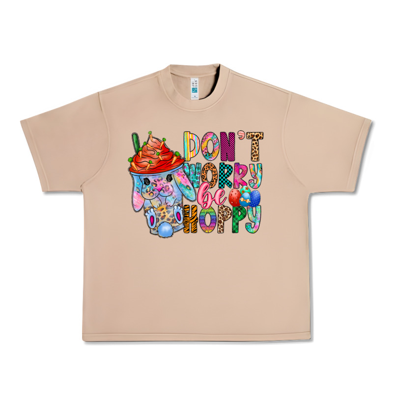 Don T Worry Be Hoppy Easter Urban Heavy Tee by CowhideDigitalArt | Teevron