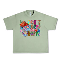 Oil Green DON T WORRY Be hoppy Easter Urban Heavy Tee - CowhideDigitalArt