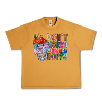 Peanut Butter DON T WORRY Be hoppy Easter Urban Heavy Tee - CowhideDigitalArt
