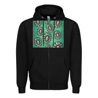 Black turquoise gemstone glitter Zipper Hoodie - Jasminsmagicworld