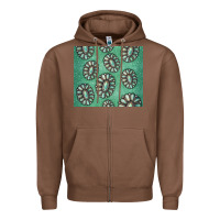 Chestnut turquoise gemstone glitter Zipper Hoodie - Jasminsmagicworld