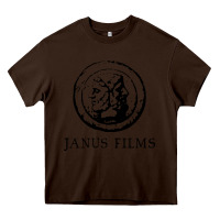 Chocolate Brown janus movies Heavy Core Tee - baoMotion