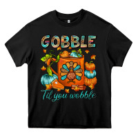Black Gobble Til You Wobble Coffee Mug Heavy Core Tee - FaDigitalArtStudio