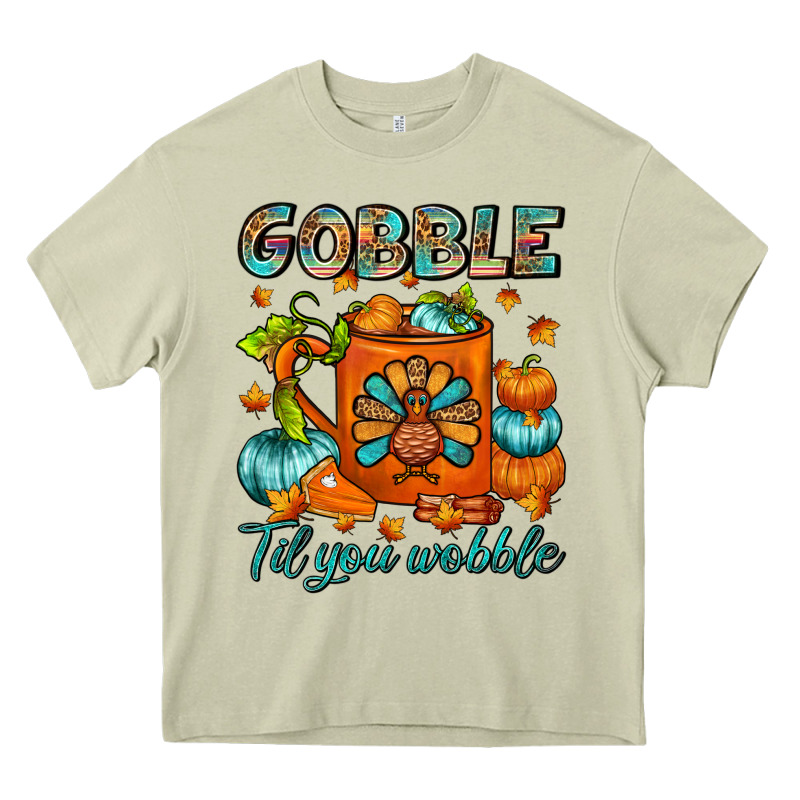 Gobble Til You Wobble Coffee Mug Heavy Core Tee by FaDigitalArtStudio | Teevron