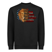 Black Dad The Man The Myth The Legend The King Heavyweight Sweatshirt - Jasminsmagicworld