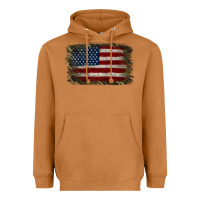 Meerkat Camouflage Usa Flag Background Heavyweight Hoodie - Jasminsmagicworld