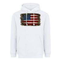 White Camouflage Usa Flag Background Heavyweight Hoodie - Jasminsmagicworld