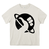 Cream hitchhike Heavy Core Tee - baoMotion