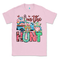 Bubblegum Pink Easter gnomes on the hunt Classic Tee - OliviaCreatesArt