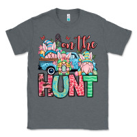 Charcoal Heather Easter gnomes on the hunt Classic Tee - OliviaCreatesArt