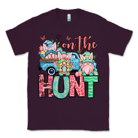 Plum Easter gnomes on the hunt Classic Tee - OliviaCreatesArt