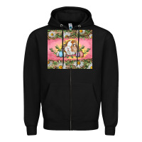 Black Easter bunny and eggs Zipper Hoodie - RanaPortraitStore