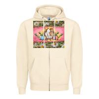 Sandshell Easter bunny and eggs Zipper Hoodie - RanaPortraitStore