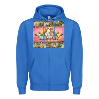 True Royal Easter bunny and eggs Zipper Hoodie - RanaPortraitStore