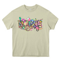 Mossy Nurse Heavy Core Tee - FaDigitalArtStudio