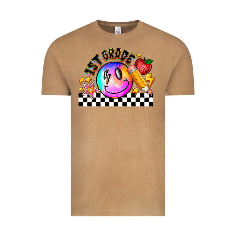 1st Grade Vintage Tee by CowhideDigitalArt | Teevron