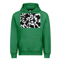 Emerald distressed black glitter cowhide pattern Urban Hoodie - RanaPortraitStore