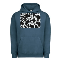 Pigment Midnight Navy distressed black glitter cowhide pattern Urban Hoodie - RanaPortraitStore