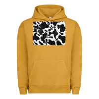 Pigment Peanut Butter distressed black glitter cowhide pattern Urban Hoodie - RanaPortraitStore