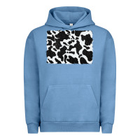 Pigment Pebble Blue distressed black glitter cowhide pattern Urban Hoodie - RanaPortraitStore