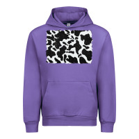 Tulip distressed black glitter cowhide pattern Urban Hoodie - RanaPortraitStore