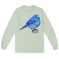 Matcha Mountain Bluebird Long Sleeve Tee - LillyAllenDesigns