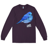 Plum Mountain Bluebird Long Sleeve Tee - LillyAllenDesigns