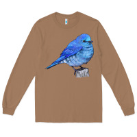 Toasted Coconut Mountain Bluebird Long Sleeve Tee - LillyAllenDesigns