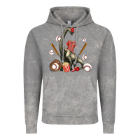 Cloud Rock brachiosaurus with baseball Vintage Hoodie - Artiststas