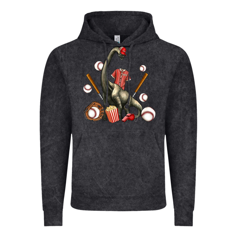 Brachiosaurus With Baseball Vintage Hoodie by Artiststas | Teevron