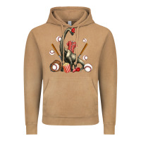 Vintage Camel brachiosaurus with baseball Vintage Hoodie - Artiststas