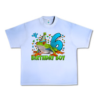 Grape Ice birthday boy frog age 6 Urban Heavy Tee - LillyAllenDesigns