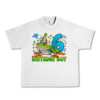 Lunar Rock birthday boy frog age 6 Urban Heavy Tee - LillyAllenDesigns