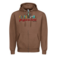 Chestnut christmas for god so loved john 3 16 Zipper Hoodie - Jasminsmagicworld