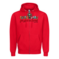 Red christmas for god so loved john 3 16 Zipper Hoodie - Jasminsmagicworld