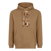 Toasted Coconut cockapoo Heavyweight Hoodie - RanaPortraitStore