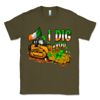 Army Green I dig you St. Patrick's Classic Tee - OliviaCreatesArt